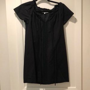 Tibi black mini dress